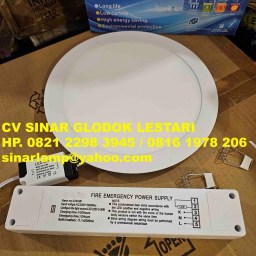 Lampu Downlight LED 18 watt + Emergency Power Supply
